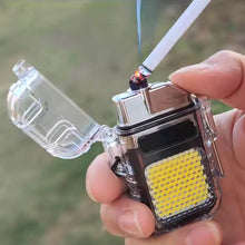 USB Rechargeable Electric Lighter & 3 Modes COB Flashlight (1 Pc) - dailyneed.life