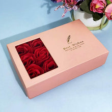 Jewellery Gift Box with Lids & Roses Packaging Box with 6 Roses (1 Set) - dailyneed.life