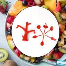 6 Pc Fruit Fork widely used for fruits and vegetable salads while eating them, because of its pointed easy pickup shape and all. - dailyneed.life