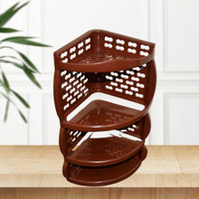 Multi Purpose Plastic Corner Rack a Stylish Storage Shelf for Kitchen / Living Room / Bathroom (1 Pc / 3 Layer ) - dailyneed.life