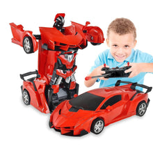 2 In 1 Automatic Robot Converted Remote Control Car With Light Scale 360°Drifting Deformation Robot Car Toy Kids Boys, Robot Convert Unique Toy For Boys (1 Pc) - dailyneed.life