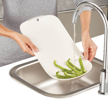 Chop & Drain Vegetables Fruits Chopping Board Sleek Knife - dailyneed.life