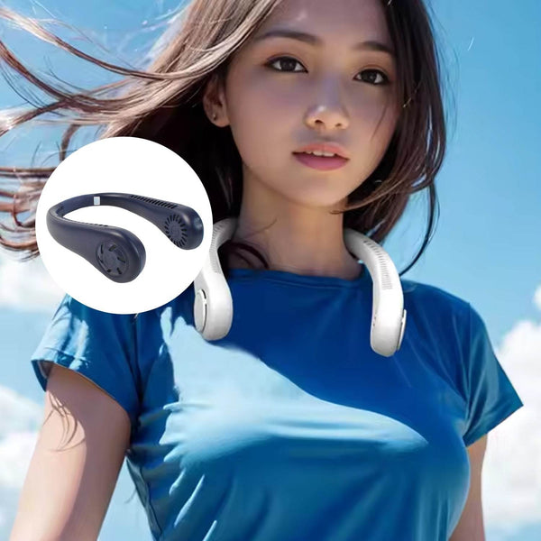 Neck Fans Portable Rechargeable Prime, Bladeless Personal Fans for Your Neck Face - dailyneed.life
