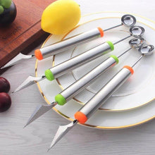 Multifunctional 2 in 1 Melon Baller - Stainless Steel Dig Scoop with Fruit Carving Knife. - dailyneed.life