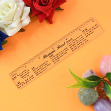Romans Road Scripture Printed Plastic Ruler 6 Inch - dailyneed.life