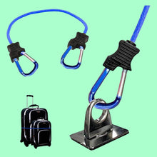 Carabiner Bungee Cords with Hook Tie Downs Luggage Strap Carrying Bag Secure (1 Pc / Mix Color) - dailyneed.life