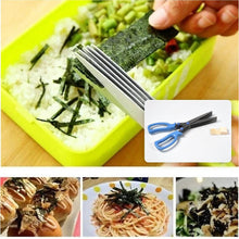 MULTIFUNCTION VEGETABLE STAINLESS STEEL HERBS SCISSOR WITH 5 BLADES - dailyneed.life