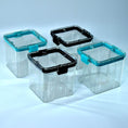 4Pc Square Container 700Ml Used For Storing Types Of Food Stuffs And Items. - dailyneed.life