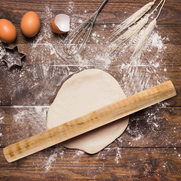 Wooden Pin for Baking | Wooden Roti Maker Belan for Chapati / Roti / Paratha / Puri / Papad | Wooden Rolling Pin Roller Thick Size | Chapati roller | Wooden chapathi rolling pin | Wooden Belan for kitchen - dailyneed.life