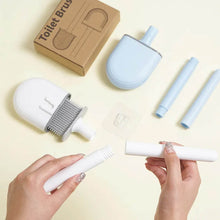 Silicone Toilet Brush with Holder Stand for Bathroom Cleaning - dailyneed.life