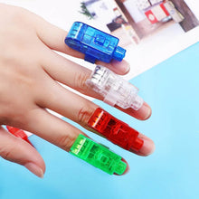 Light up Finger Tips, Clear Mini Rings, LED Glow Ring with Elastic Band (1 Pc) - dailyneed.life