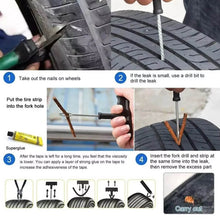 Tyre Puncture Repair Kit with 3 Seal Strips (5 Pcs Set) - dailyneed.life