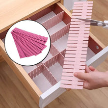 Plastic Adjustable Grid Drawer Dividers Organizers Closet Straps For Home And Kitchen Drawer Use - dailyneed.life