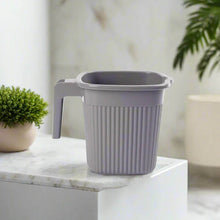 Plastic Square Bath Water Mug (4 Pc / 1000 ML / Mix Color) - dailyneed.life