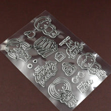 Reusable Transparent Rubber Stamp for Paper Crafts (Mix Design / 1 Sheet) - dailyneed.life