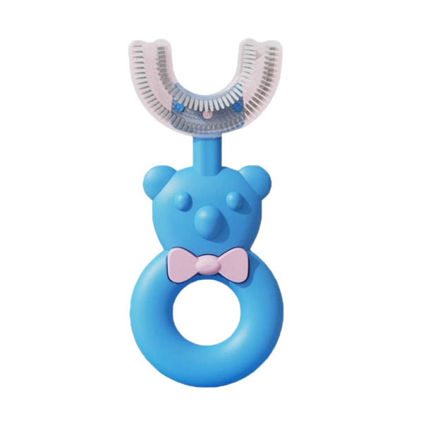 Baby Bear U-shaped Toothbrush Silicone Brush Head (1 Pc) - dailyneed.life