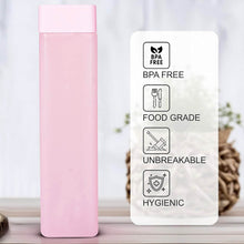 Square Plastic Water Bottle - 1000ml Leakproof BPA-Free Container for Office, Gym & Home (1 pc) - dailyneed.life