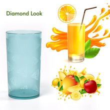 Round Plastic Water Glass Juice Beer Wine Plastic Unbreakable Transparent Glass Set ( 300ml 6pc ) - dailyneed.life