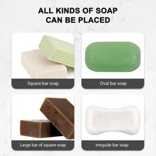 Soap Dish Wall Mounted Soap Dish No-Drilling Soap Holder Self Draining Waterfall Soap Tray Bar Soap Holder for Shower / Bathroom Soap Holder for Shower Adjustable Removable Soap Holder - dailyneed.life
