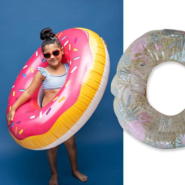 Swim Ring, For children, Conveniently Portable, Feathers, Swimming Ring, For Water Play, For Beaches, Swimming, Summer Vacation, Outdoor Swimming Beach children Pool Water Fun Toys (1 Pc) - dailyneed.life