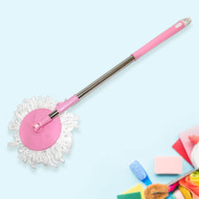 Home Cleaning Stainless Steel 360° Rotating Pole - Microfiber Mop with Adjustable Rod Stick Mix Color) - dailyneed.life