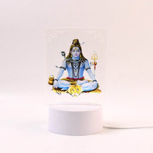 Beautiful 3D Lord Shiva Frame with Soft White Light (1 Pc) - dailyneed.life