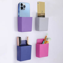 Multipurpose Plastic Wall Mounted Remote & Mobile Holder Stand – (Pack of 4) - dailyneed.life