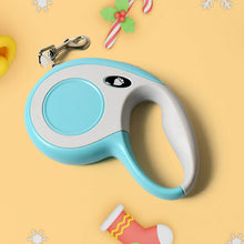 Retractable Dog Leash, Pet Walking Leash with Anti-Slip Handle, Strong Nylon Tape, Tangle-Free, One-Handed One Button Lock & Release, Suitable for Small / Medium Dog Or Cat, 16.5 ft (5 m)  - dailyneed.life