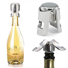 Stainless Steel Sealed Sparkling Champagne Bottle Stopper Big size - dailyneed.life