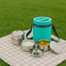 Double Wall Insulated Tiffin with Handle (1 Pc): Stackable, Hot Food Container - dailyneed.life