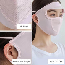 Women's Full Face UV Protection Cap with Built-in Mask and Wide Brim Visor – Breathable (1 Pc) - dailyneed.life