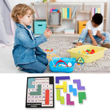 Wooden Daily Calendar Puzzle (Multicolor / 1 Set) - dailyneed.life