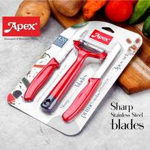 Apex 3-Piece Stainless Steel Kitchen Knife and Peeler Set - dailyneed.life