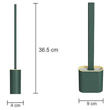 Silicone Toilet Brush with Holder Stand for Bathroom Cleaning - dailyneed.life