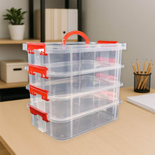 4-Layer Transparent Multipurpose Plastic Storage Box - dailyneed.life