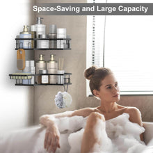 Iron Coating Self-Adhesive Corner Shelf Organizer (2 Pc) - dailyneed.life