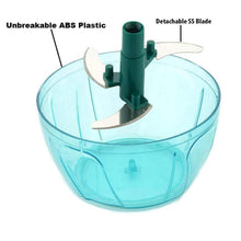 Handy Mini Plastic Vegetable Chopper Cutter, Onion Chopper Vegetables for Kitchen Accessories with 3 Blades - dailyneed.life