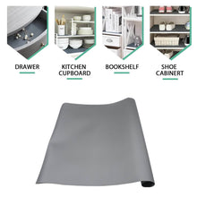Multipurpose Anti-Slip Bathroom Kitchen Cabinet Drawer Shelf Mat Liner Sheets Roll, Fridge Mat, Table Mat Anti-Slip Super Strong Placement Mat for Fridge, Bathroom, Kitchen, Drawer, Shelf Liner (45cmx1.25m) - dailyneed.life