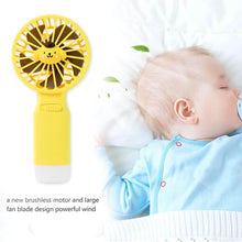 Cute Cartoon Handheld Fan with LED Light (1 Pc) - dailyneed.life