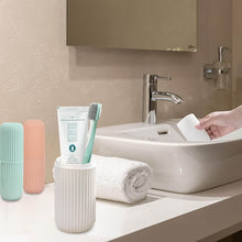 Capsule Shape Travel Toothbrush Toothpaste Case Holder (Multicolor / 3 Pcs Set) - dailyneed.life
