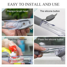 Multipurpose Dish Scrub Brush with Built-In Soap Dispenser (1 Pc) - dailyneed.life