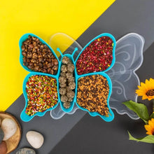 5 Compartment Multipurpose Butterfly Plastic Tray (1 Pc) - dailyneed.life