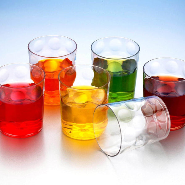 Magic Glass Clear Glass Bubble Water Juice Glasses (6 Pcs Set) - dailyneed.life