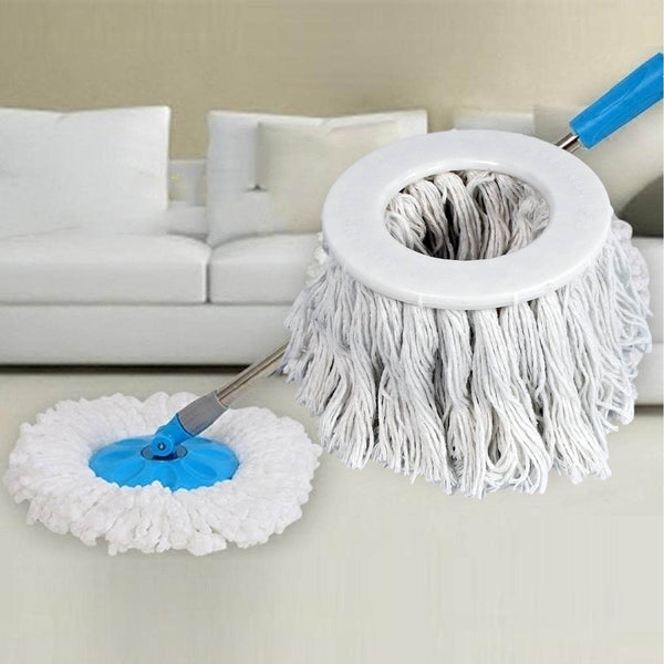Microfiber Spin Mop Replacement Head Round Shape Standard Size Spin mop Refills For All Type Mop Use - dailyneed.life