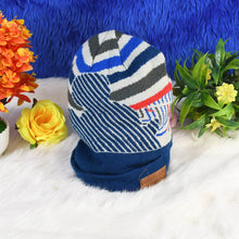 Cap for Winter Woolen Knitted Black Inside Fur Caps (1 Pc / Mix Design & Color) - dailyneed.life