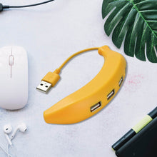 Banana Shape USB Hub, 2.0 Hub USB Splitter, 4-Port USB Hub (1 Pc) - dailyneed.life