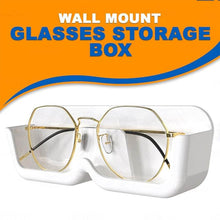 Wall Mount Sunglass Organizer Simple Space Saving Glasses Storage Box Eyewear Stand Holder for Showcase Bedroom Apartment With 2 pc Double Sided Adhesive Sticker (2 Pcs Set) - dailyneed.life