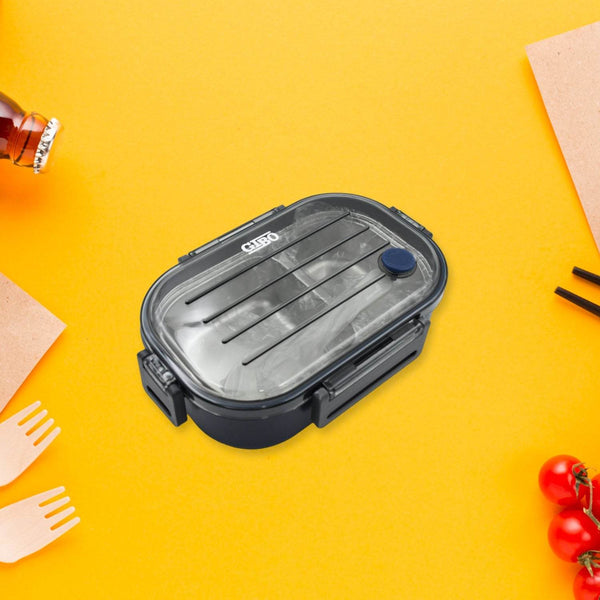 304 Stainless Steel Thermal Lunch Box Leakproof Food Storage Containers, 2-Compartment Lunch Box, Lunch Box for Boys, Girls, Kids, School & Office (500ML) - dailyneed.life