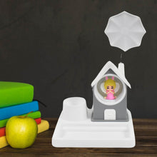 Cute Lovely Cartoon & Home Design With Plastic Base LED Desk Light, Multi Color Changes (1 Pc) - dailyneed.life