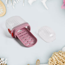 Multipurpose Plastic Soap Dish with Transparent Dust-Proof Lid, Sabudani (1 Pc) - dailyneed.life